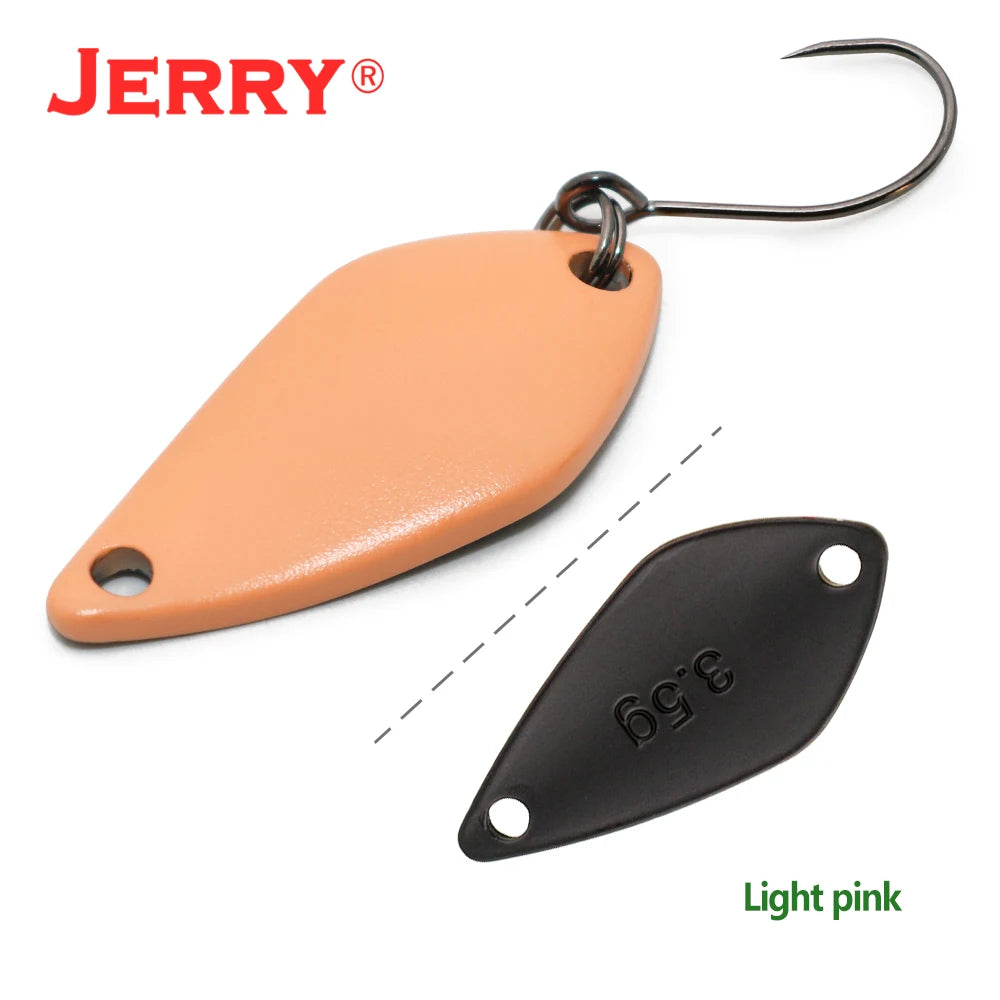 Jerry Aquarius High Quality Fishing Lures Artificial Bait Hard Bait Trout Spoons Metal Lures For Freshwater Fishing Single Hook