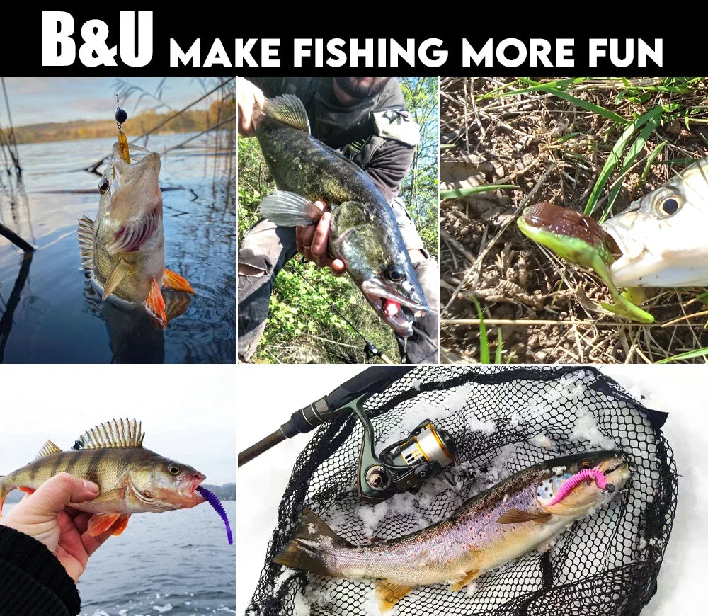B&U Floating Minnow Fishing Lures Saltwater/Freshwater Long Casting Artificial Bait Jerkbait