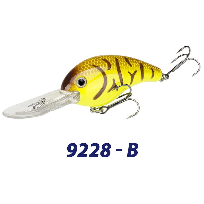 Crankbait Deeping Diving 65mm 20g Fishing Wobbler Floating Chubby Bass Pike Lure Fishing Equipment Artificial Bait Fish Pesca