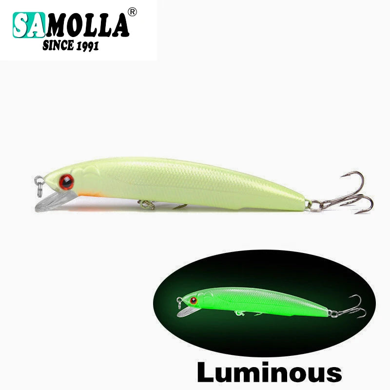 Minnow Fishing Lure Weights 17g/12cm Bass Fishing Bait Hard Bait Lures