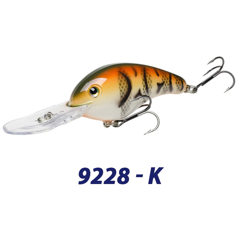 Crankbait Deeping Diving 65mm 20g Fishing Wobbler Floating Chubby Bass Pike Lure Fishing Equipment Artificial Bait Fish Pesca