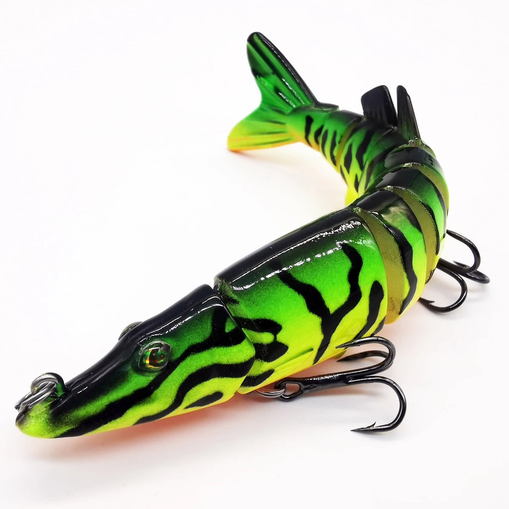 ANFS Fishing Lures for Bass, Pike Muskie Multi Jointed Swimbaits Slow Sinking Lures Freshwater/ Saltwater