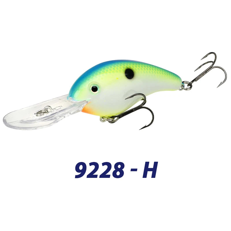 Crankbait Deeping Diving 65mm 20g Fishing Wobbler Floating Chubby Bass Pike Lure Fishing Equipment Artificial Bait Fish Pesca