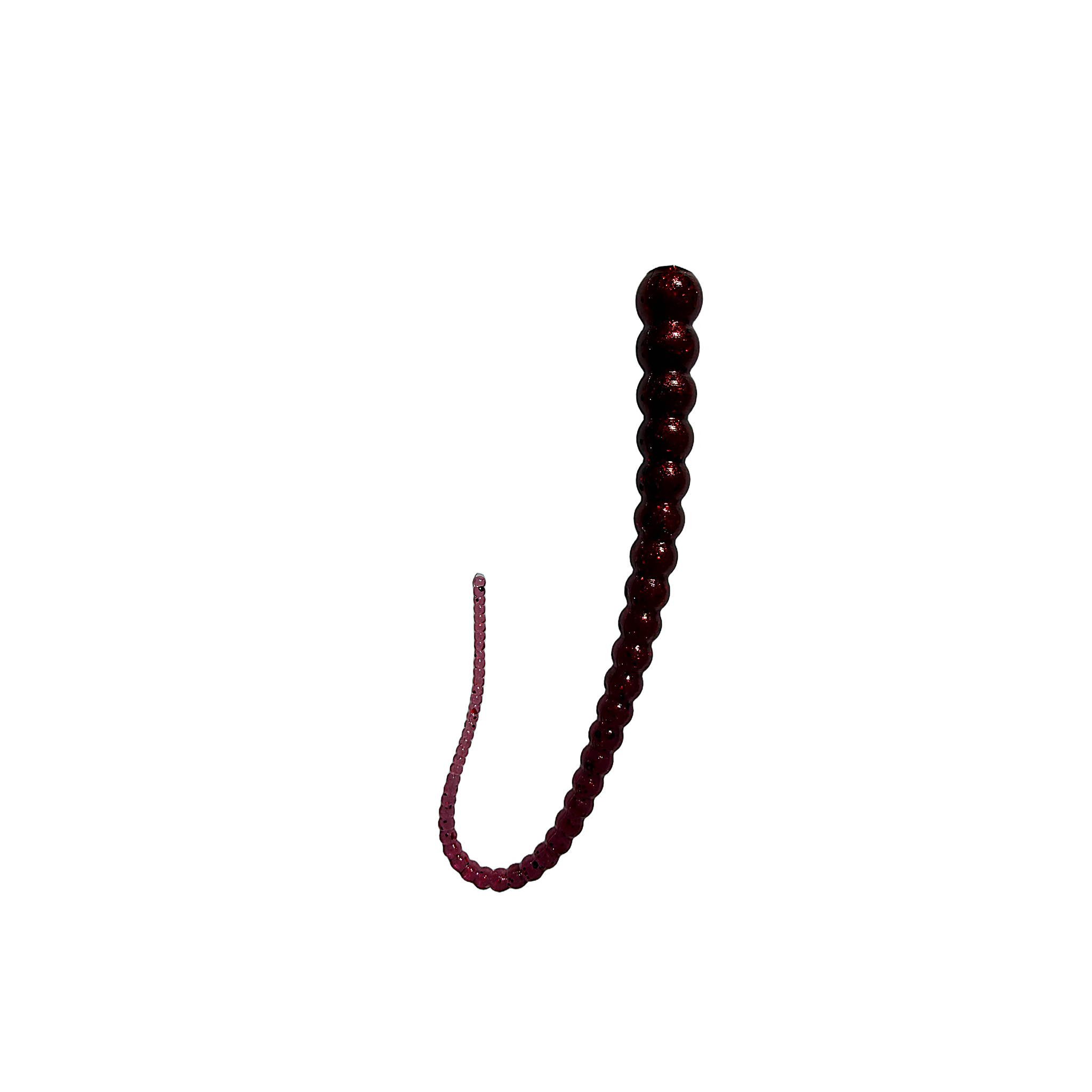 Whip Worm - Soft Plastic Worm with Whip-Like Tail for Bass Fishing
