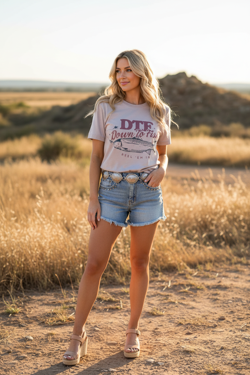 Down To Fish Graphic Tee