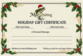 “Merryfishing Holiday Gift Certificate.”